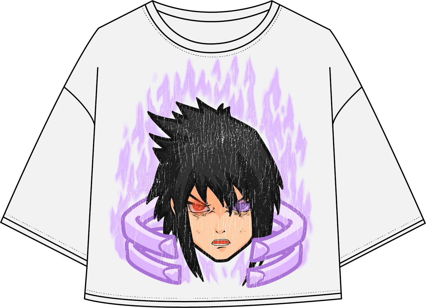Sasuke Uchiha Box Tee